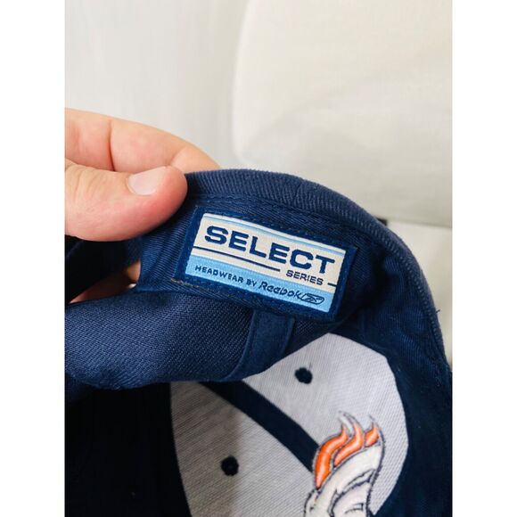 Reebok Hat Blue Select Series Adjustable NFL Denver Bronco’s Adult OS - Picture 9 of 10